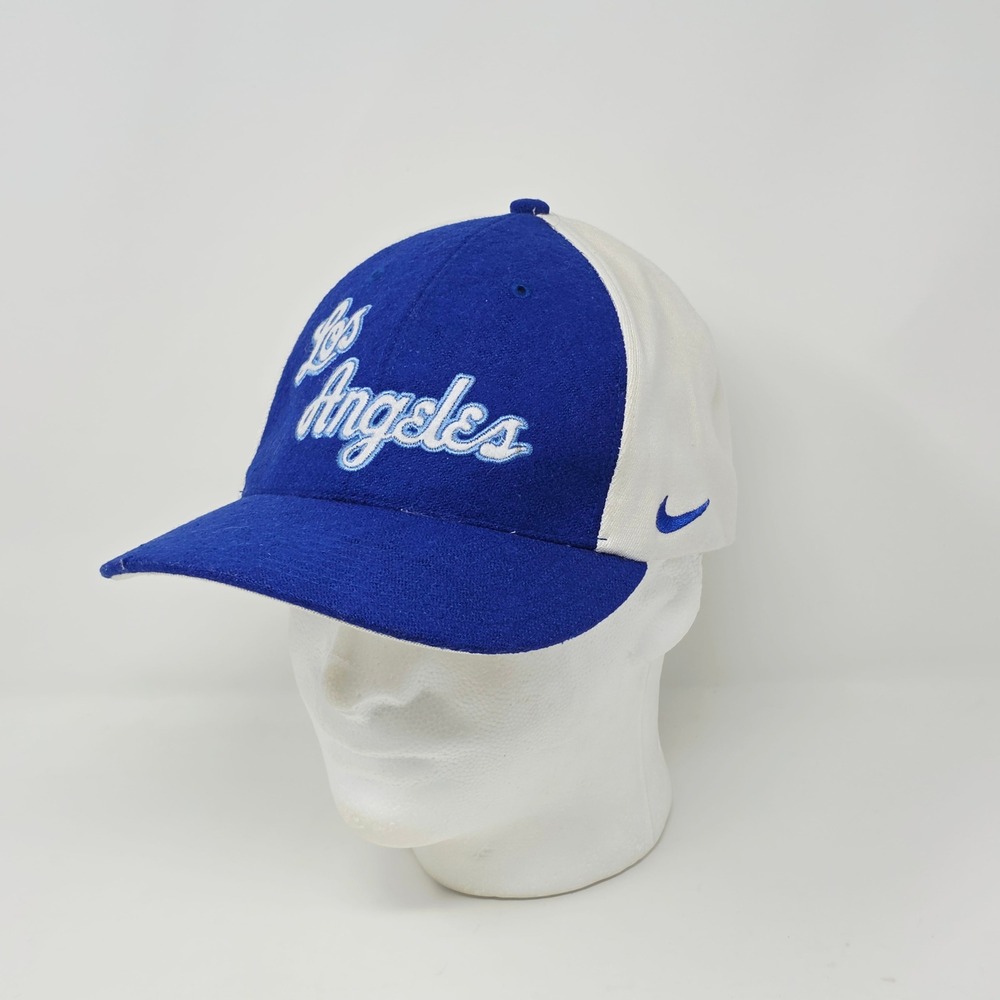 Nike NBA Los Angeles Lakers Pro Swoosh Flex Hat Blue White Fitted Large XL Cap